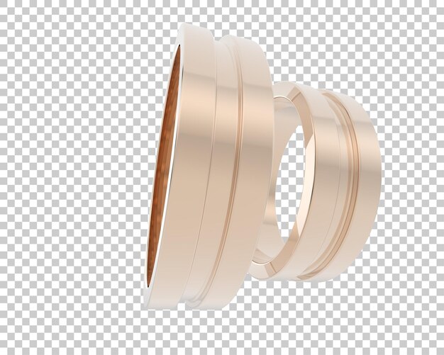 PSD ilustración de renderización 3d de joyas aisladas en el fondo