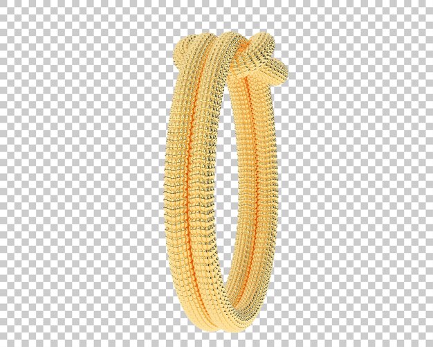 Ilustración de renderización 3D de joyas aisladas en el fondo