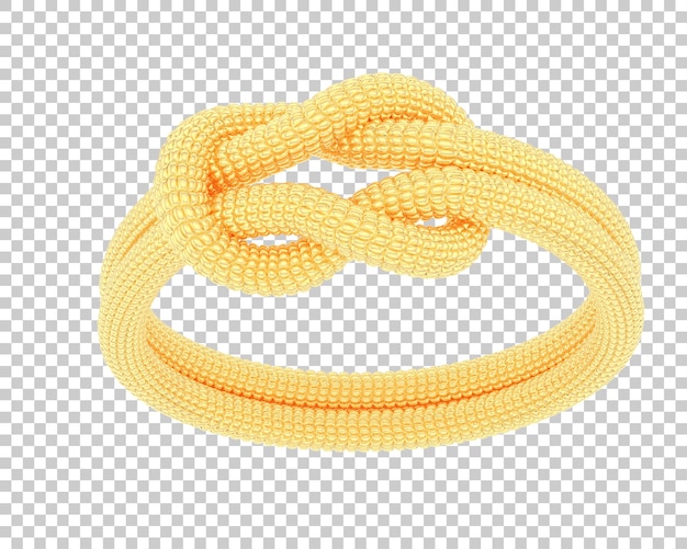 Ilustración de renderización 3D de joyas aisladas en el fondo