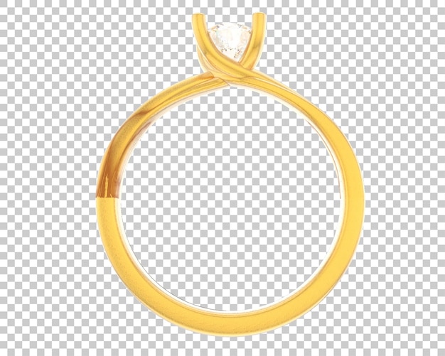 Ilustración de renderización 3D de joyas aisladas en el fondo