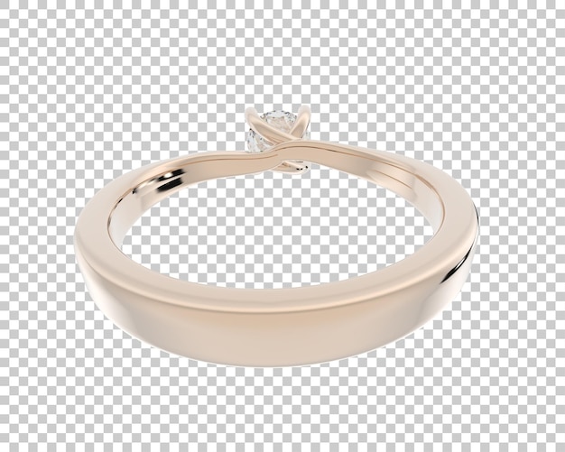 Ilustración de renderización 3D de joyas aisladas en el fondo