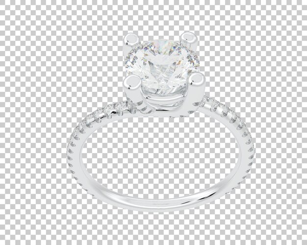 Ilustración de renderización 3D de joyas aisladas en el fondo