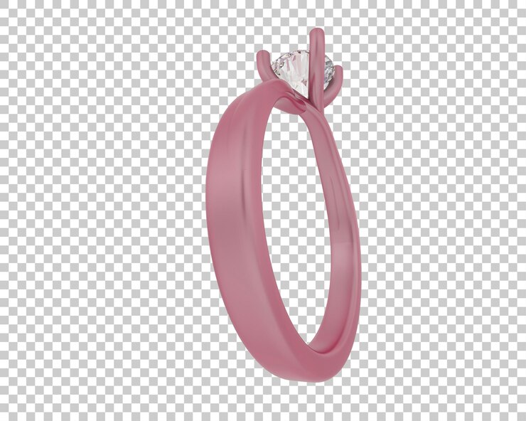 PSD ilustración de renderización 3d de joyas aisladas en el fondo