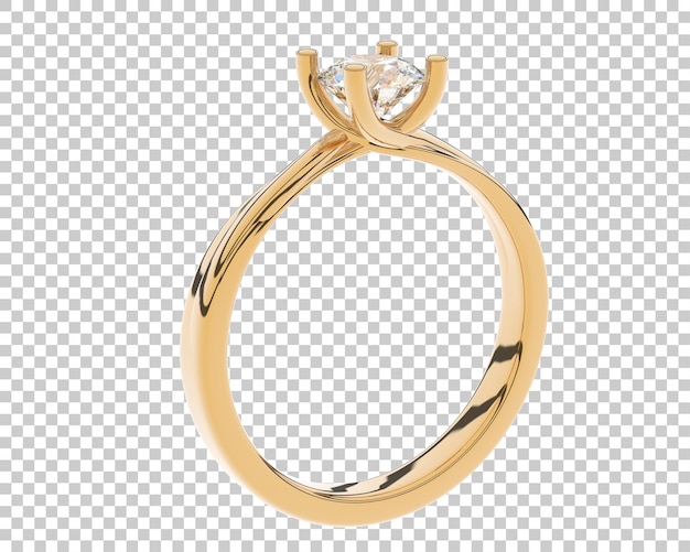 Ilustración de renderización 3D de joyas aisladas en el fondo