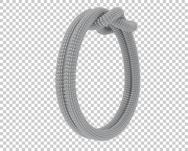 Ilustración de renderización 3D de joyas aisladas en el fondo