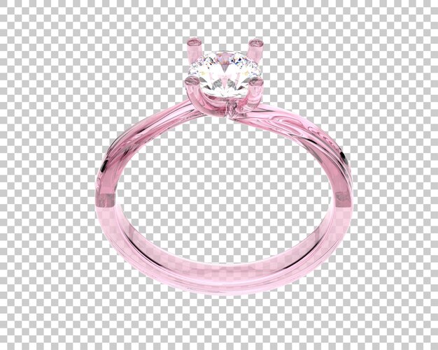 PSD ilustración de renderización 3d de joyas aisladas en el fondo