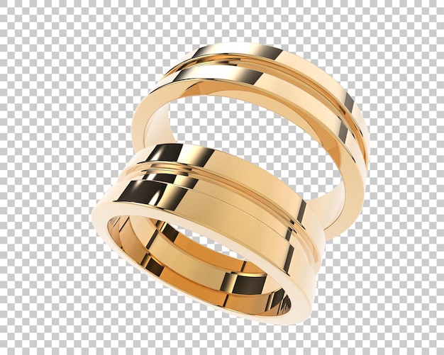 Ilustración de renderización 3D de joyas aisladas en el fondo