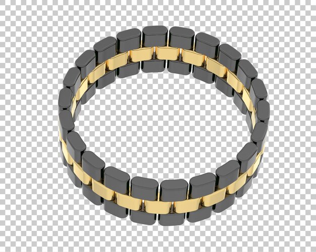 Ilustración de renderización 3D de joyas aisladas en el fondo