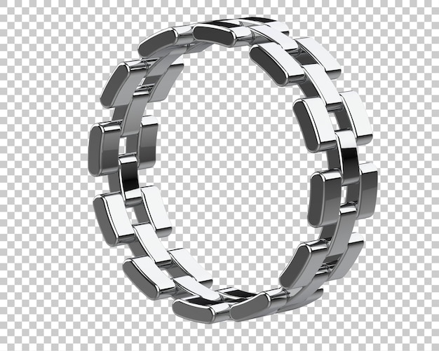 Ilustración de renderización 3D de joyas aisladas en el fondo