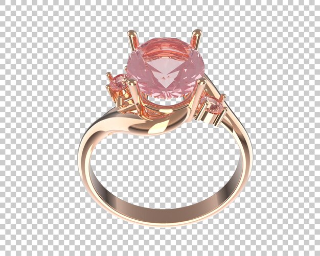 PSD ilustración de renderización 3d de joyas aisladas en el fondo