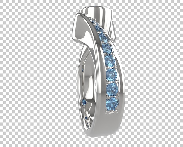 PSD ilustración de renderización 3d de joyas aisladas en el fondo