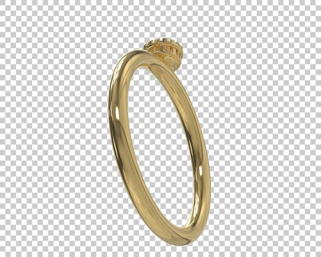 Ilustración de renderización 3D de joyas aisladas en el fondo