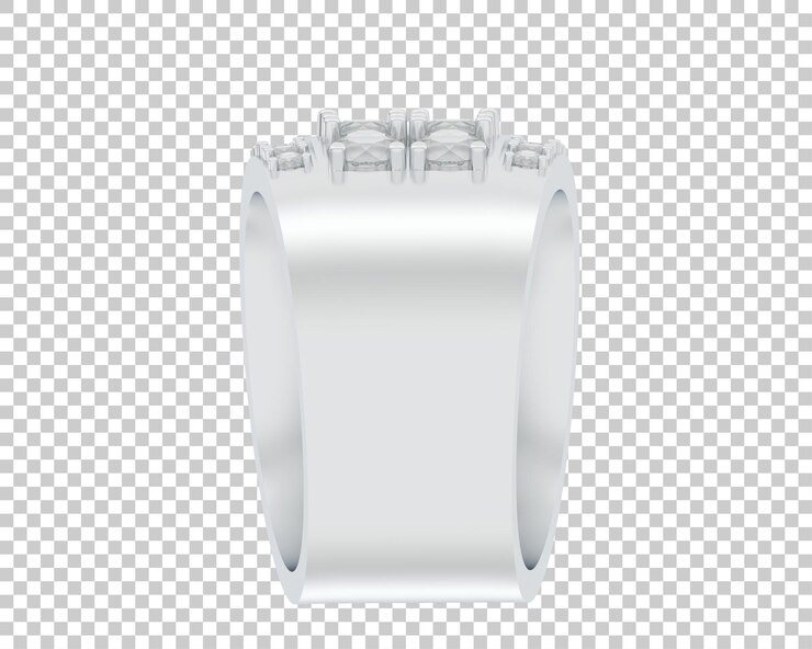 PSD ilustración de renderización 3d de joyas aisladas en el fondo