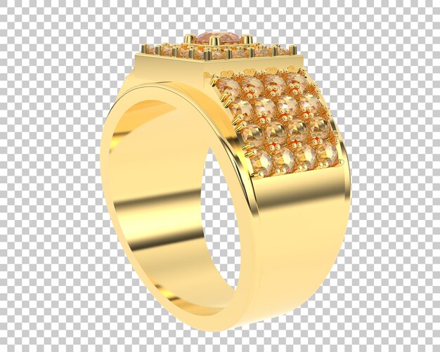 PSD ilustración de renderización 3d de joyas aisladas en el fondo