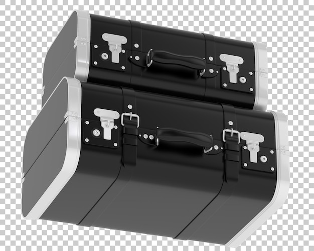 PSD ilustración de renderización en 3d de una maleta aislada sobre un fondo transparente