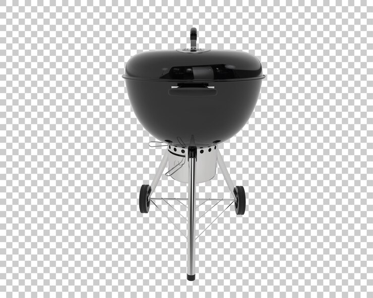 PSD ilustración de renderización 3d de la parrilla aislada en el fondo