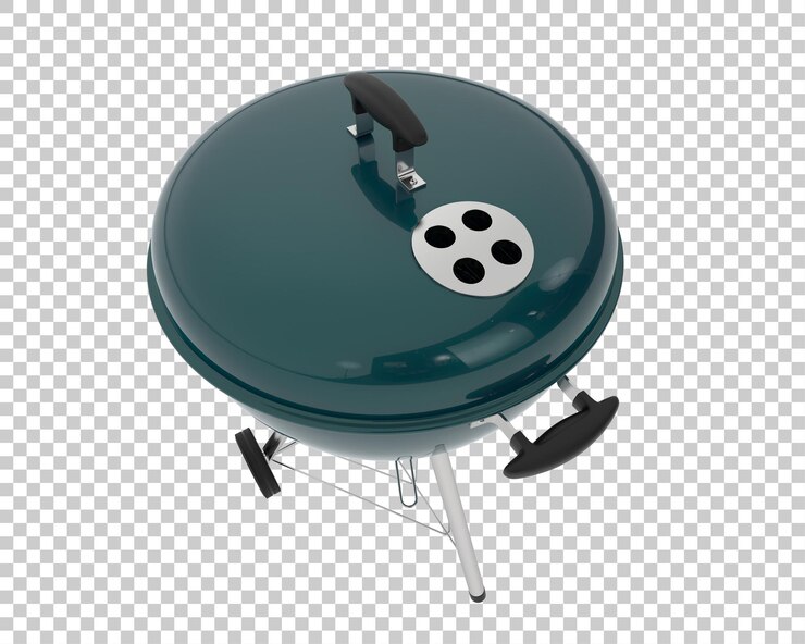 PSD ilustración de renderización 3d de la parrilla aislada en el fondo