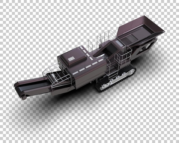 Ilustración de renderización 3D de plano frío aislado en el fondo