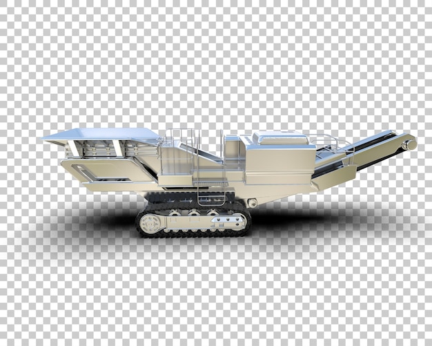 Ilustración de renderización 3D de plano frío aislado en el fondo