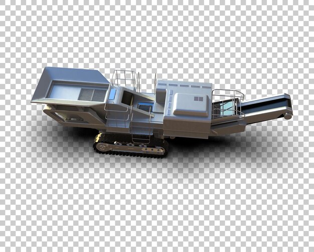 Ilustración de renderización 3D de plano frío aislado en el fondo