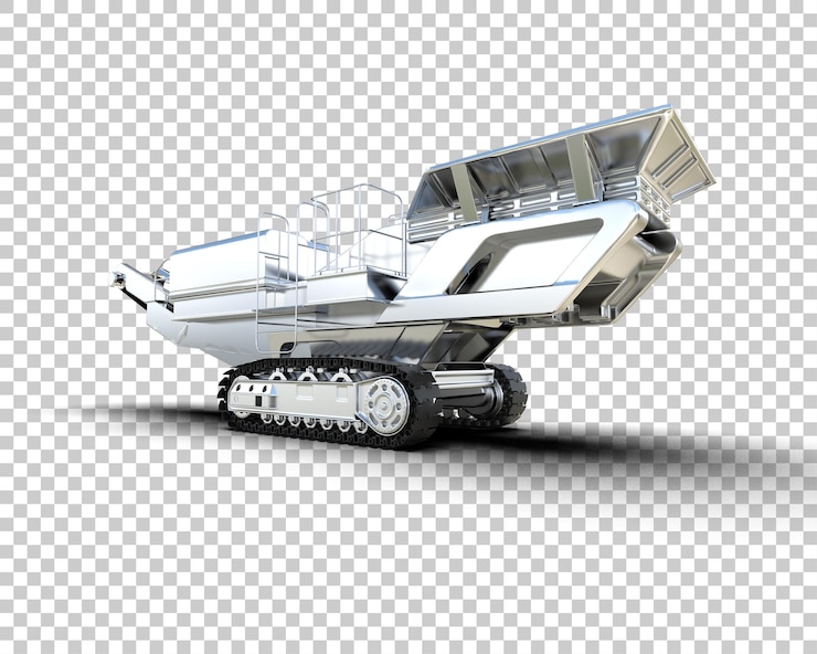 PSD ilustración de renderización 3d de plano frío aislado en el fondo