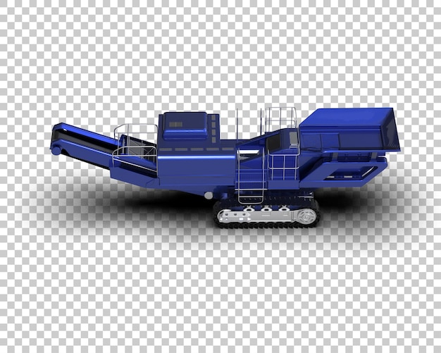 Ilustración de renderización 3D de plano frío aislado en el fondo