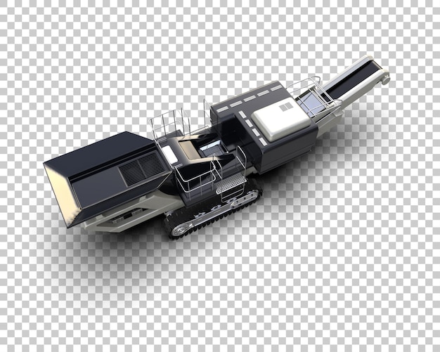 Ilustración de renderización 3D de plano frío aislado en el fondo