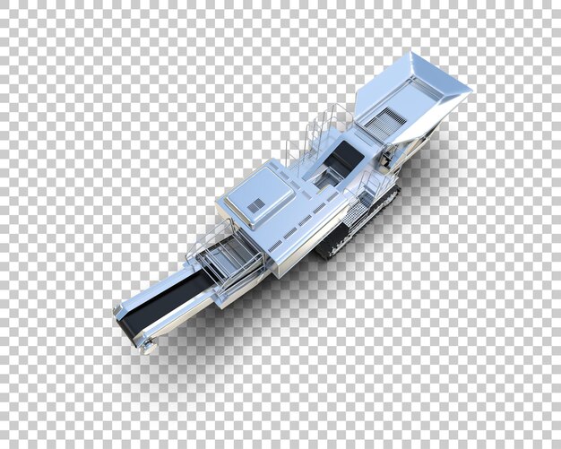 Ilustración de renderización 3D de plano frío aislado en el fondo