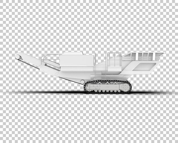 Ilustración de renderización 3D de plano frío aislado en el fondo