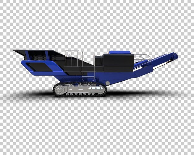 Ilustración de renderización 3D de plano frío aislado en el fondo