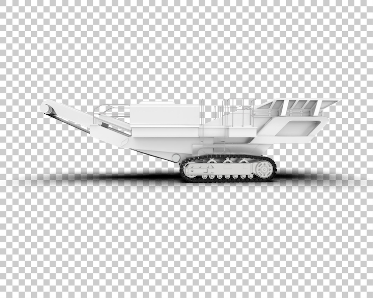 PSD ilustración de renderización 3d de plano frío aislado en el fondo
