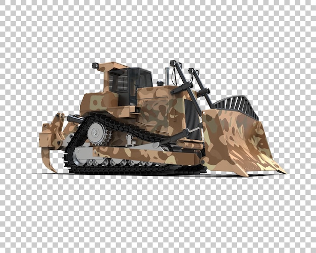 Ilustración de renderización 3D de plano frío aislado en el fondo
