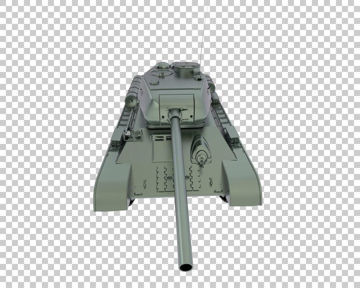 PSD ilustración de renderización 3d del tanque aislado en un fondo transparente