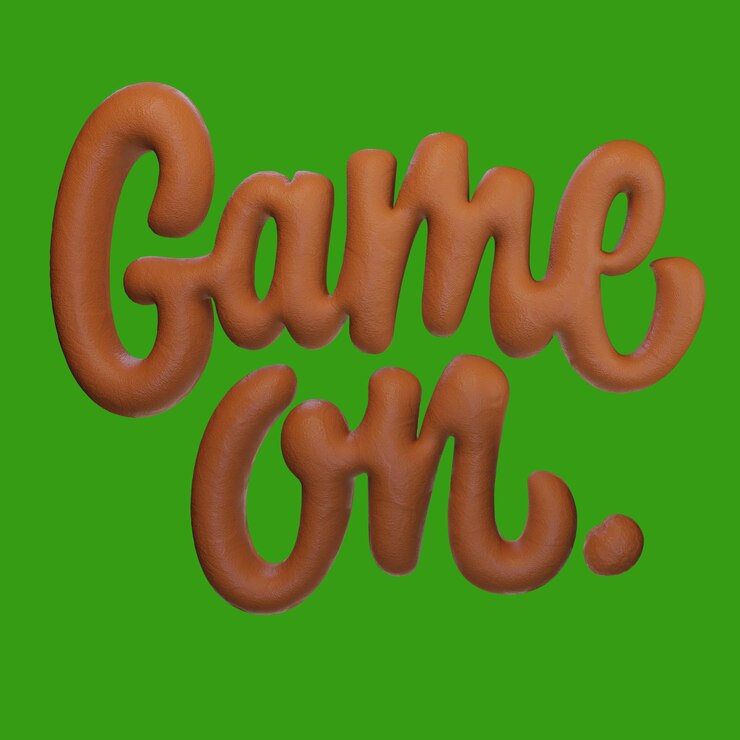 PSD ilustración de renderización 3d de tipografía