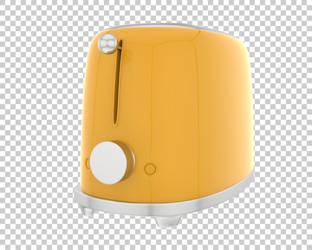 Ilustración de renderización 3D de tostadora aislada en el fondo