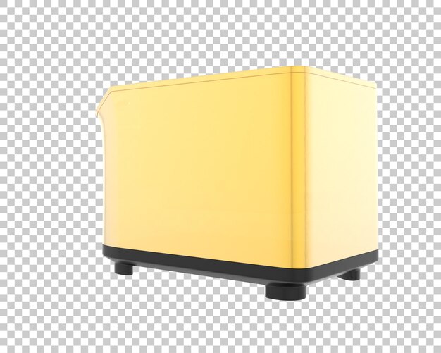 Ilustración de renderización 3D de tostadora aislada en el fondo