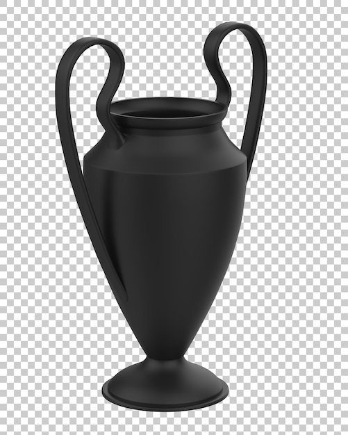 PSD ilustración de renderización 3d del trofeo aislado en un fondo transparente