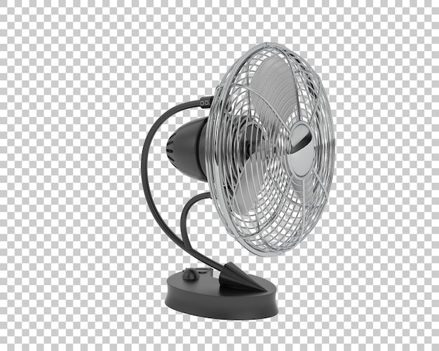 PSD ilustración de renderización 3d de ventilador eléctrico aislado sobre un fondo transparente