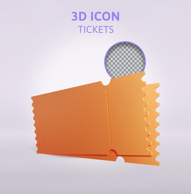 ilustración de renderizado 3d de entradas