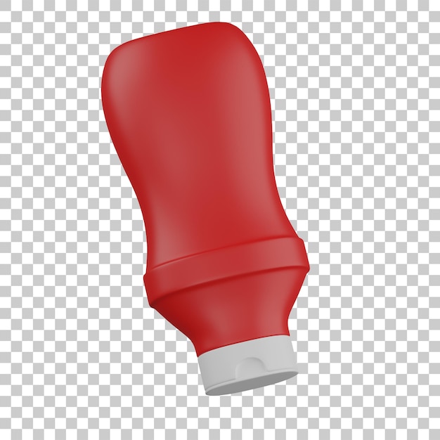 Ilustración de renderizado en 3D de KETCHUP
