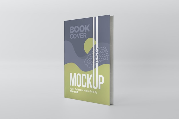 Ilustración de renderizado 3d de maqueta de portada de libro