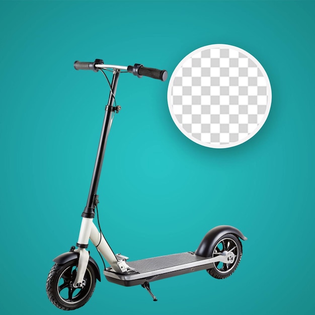 PSD ilustración de renderizado 3d scooter de pedales icono aislado