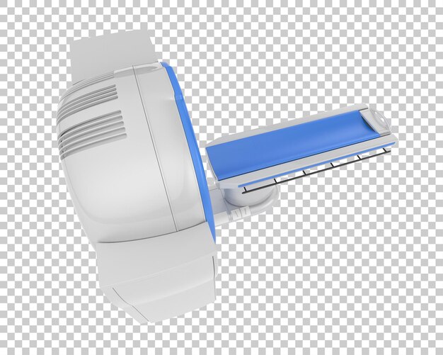 Ilustración de representación 3d del escáner ct aislado en el fondo