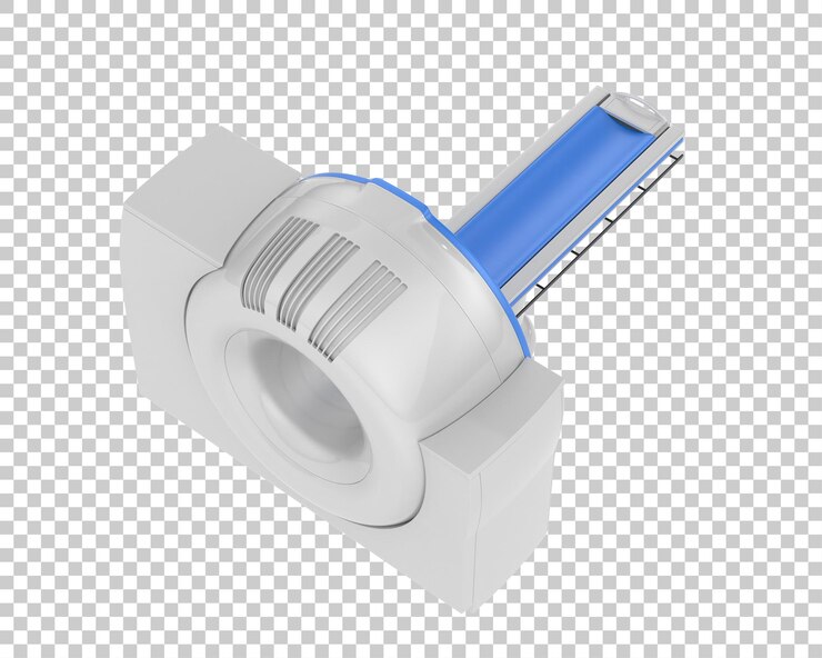 PSD ilustración de representación 3d del escáner ct aislado en el fondo