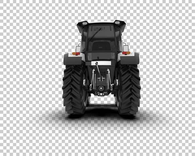 PSD ilustración de representación 3d del tractor aislado en el fondo