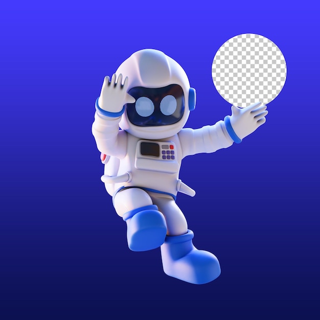 Ilustración de salto astral en 3D