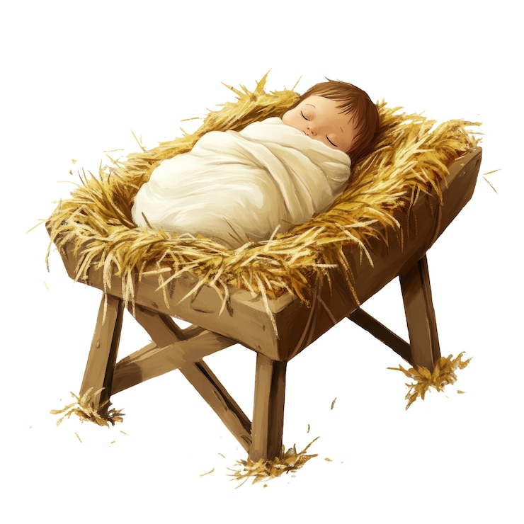 PSD ilustración sobre el nacimiento de jesús ilustración de navidad elemento de nacimiento aislado png navidad