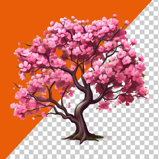 PSD ilustración de la temporada de primavera en png