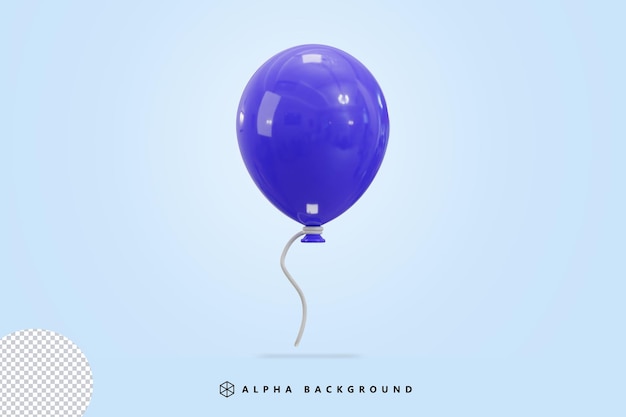 Ilustración de vector de icono de globo 3d