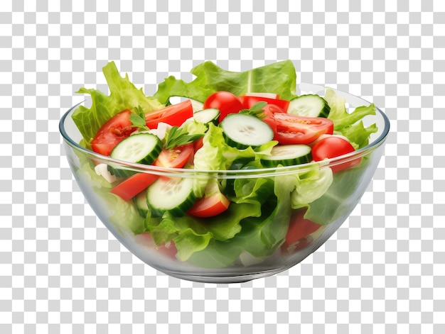 PSD ilustración vectorial de ensalada en fondo transparente